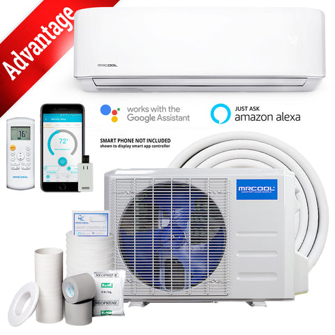 Image of MrCool Advantage 12,000 BTU Mini-Split Ductless Air Conditioner & Heat Pump - Best-AirPurifier