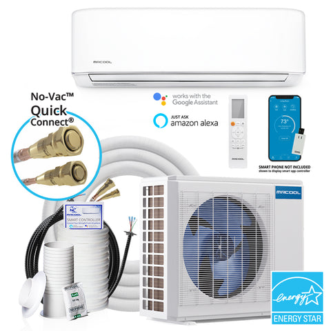 Image of MrCool E Star DIY 4th Gen 18k BTU Ductless Mini-Split Heat Pump Complete System 208-230V/60Hz - Best-AirPurifier