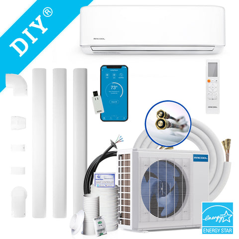 Image of MrCool E Star DIY 4th Gen 12k BTU Ductless Mini-Split Heat Pump Complete System 115V/60Hz - Best-AirPurifier