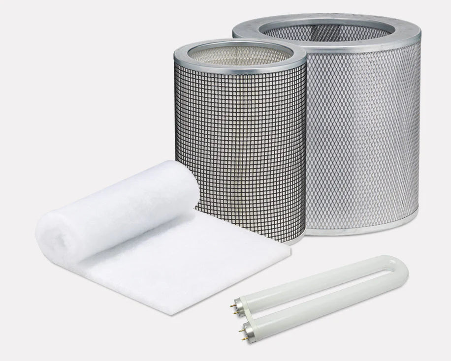 Airpura BUNDLE: Prefilter + 18 lbs Carbon Filter + Super HEPA Filter+ UV Germicidal Lamp - Best-AirPurifier