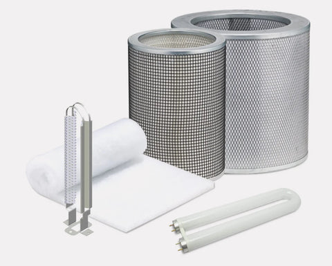 Image of Airpura BUNDLE: Prefilter + 18 lbs Carbon Filter + Super HEPA TiO2+ UV Germicidal Lamp + PCO Reflector - Best-AirPurifier